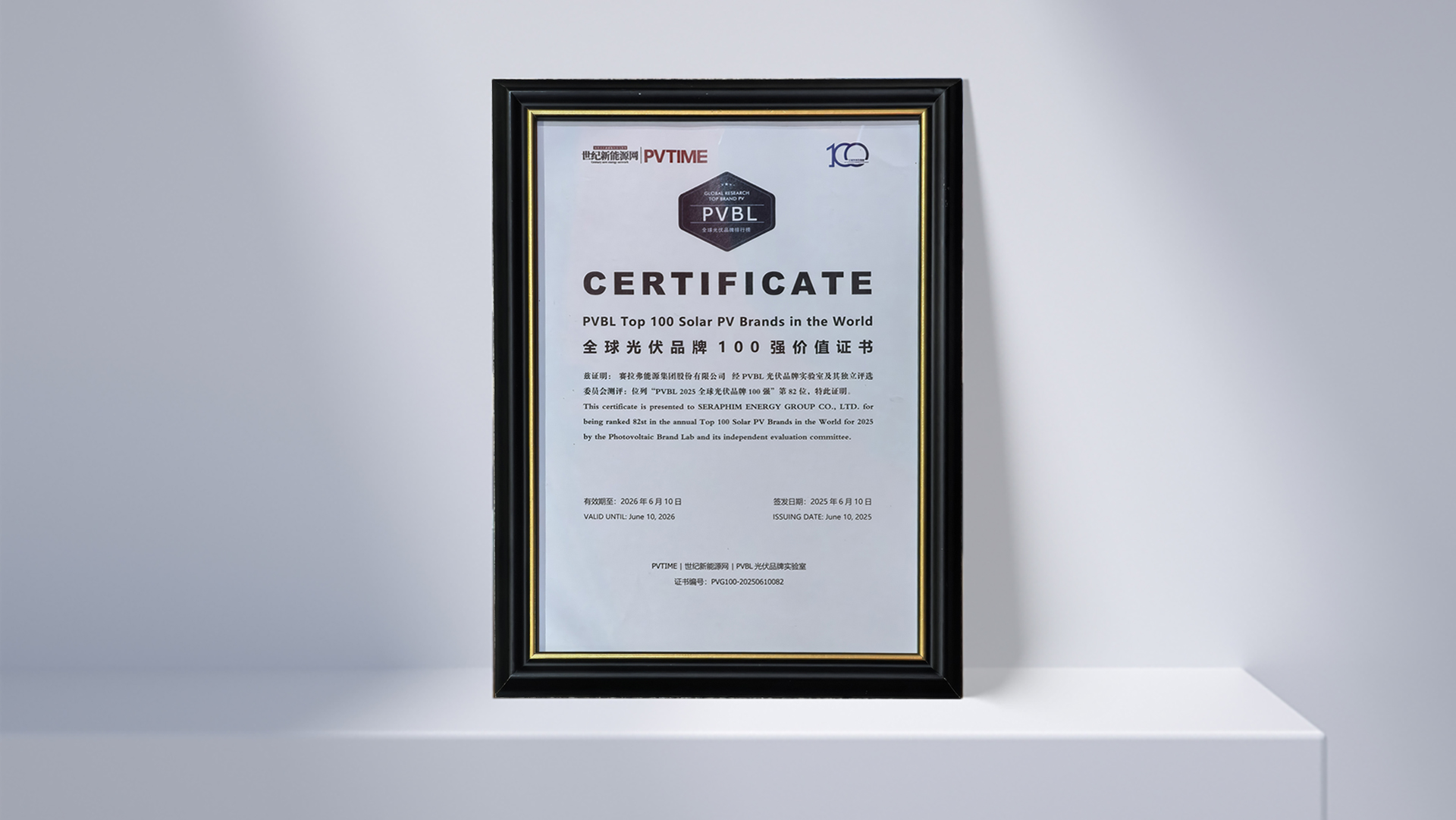 Top 100 Marcas Fotovoltaicas Solares del Mundo 2025 según PVBL